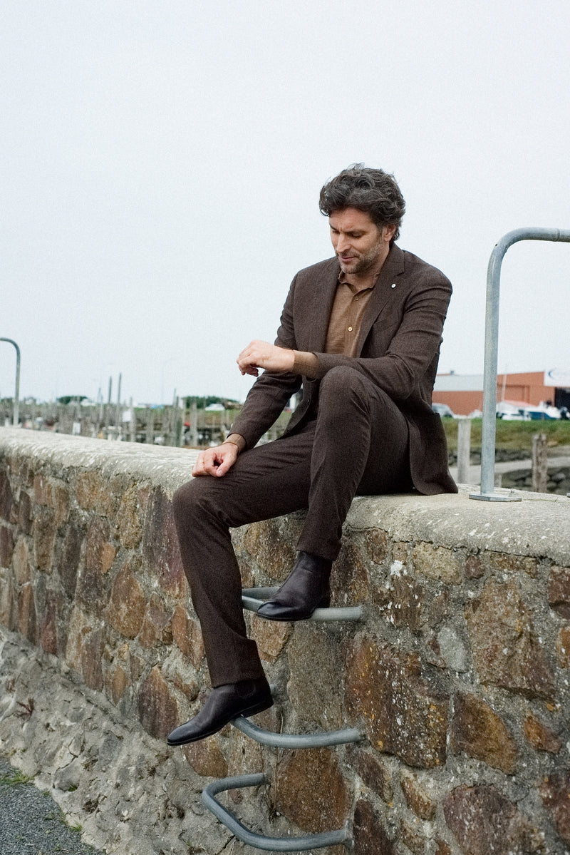 ESSENTIAL KRIS 96628<br> Classic Mahogany Chelsea boots