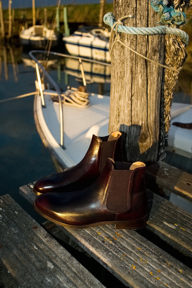 KARINA 95009<br> Bordeaux Chelsea boots
