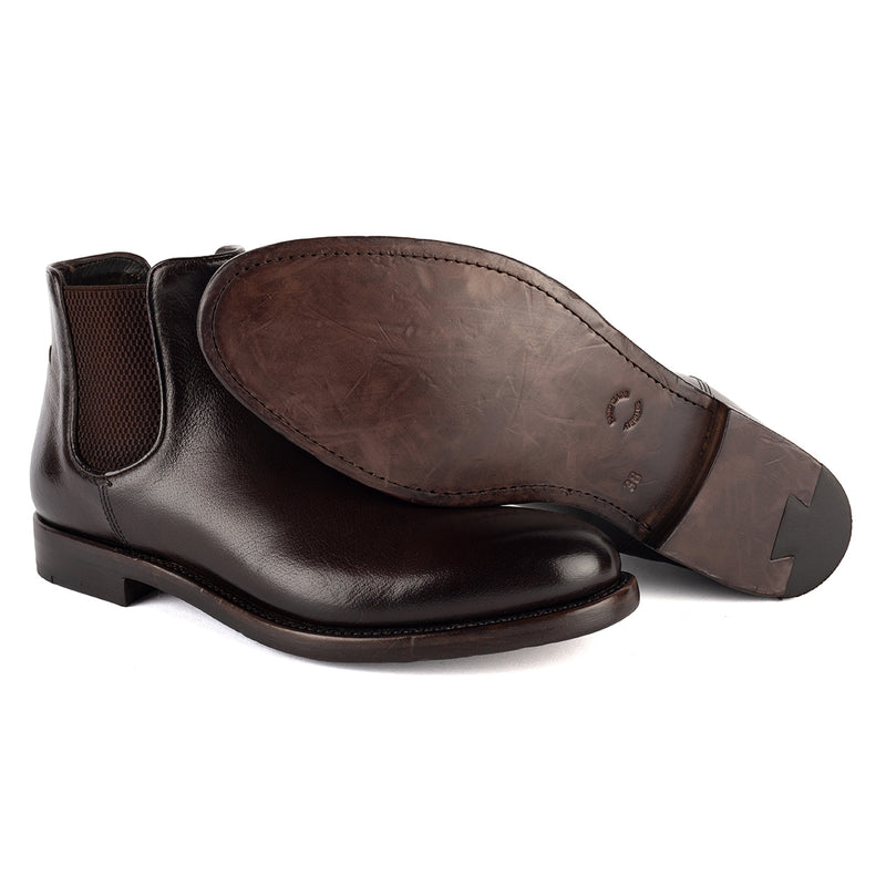 EVITA 510 <br>Dark brown chelsea boots