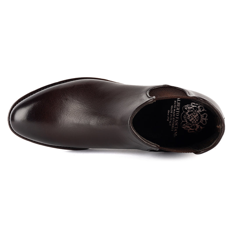 EVITA 510 <br>Dark brown chelsea boots