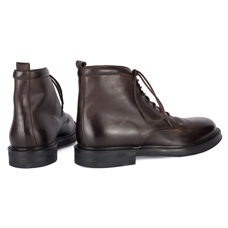 IVAN 91007<br> Brown Lace-up Boots