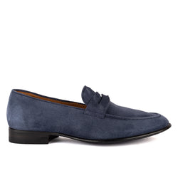 JANET 80013<br>Denim suede loafers