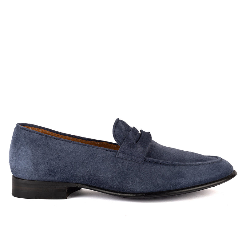JANET 80013<br>Denim suede loafers