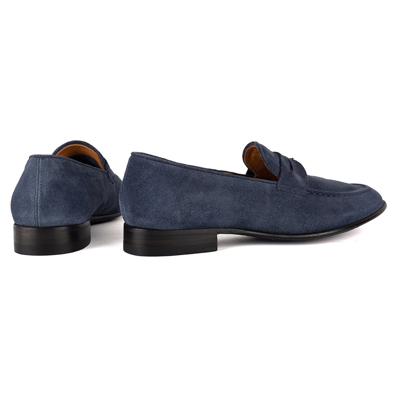 JANET 80013<br>Denim suede loafers