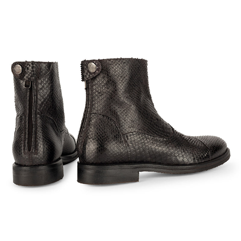 KARINA 86014<br> Faux python ankle boots