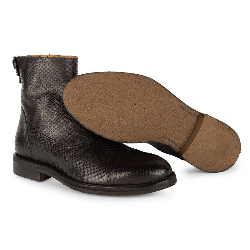 KARINA 86014<br> Faux python ankle boots