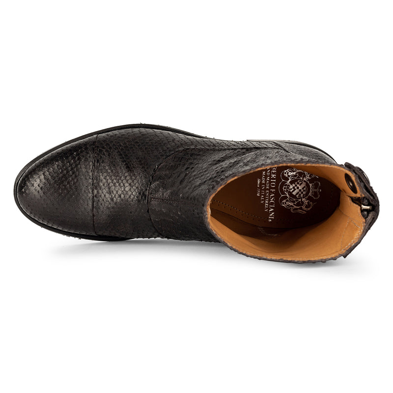 KARINA 86014<br> Faux python ankle boots