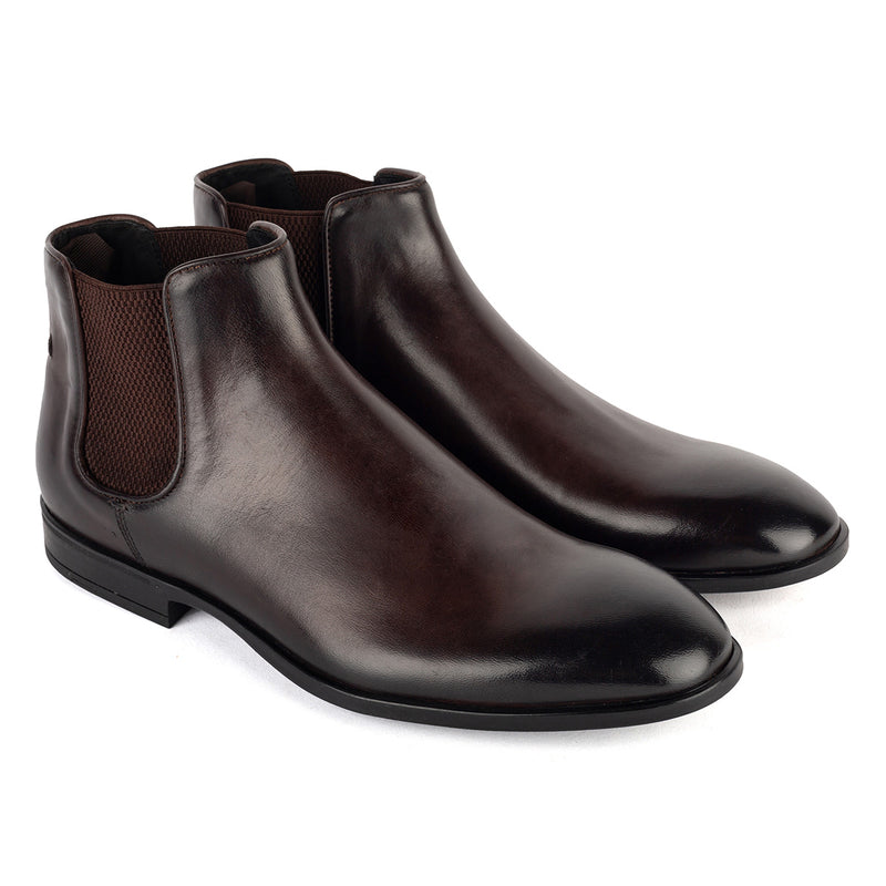 ESSENTIAL KRIS 96628<br> Classic Mahogany Chelsea boots