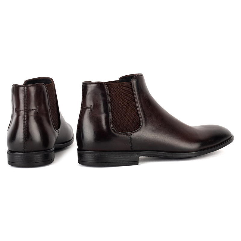 ESSENTIAL KRIS 96628<br> Classic Mahogany Chelsea boots