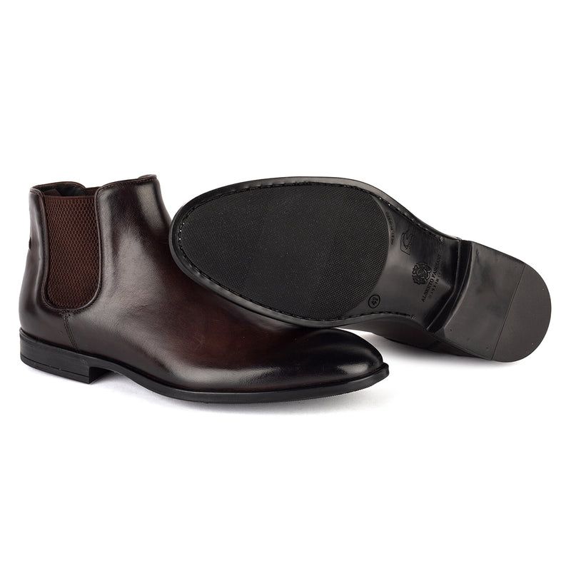 ESSENTIAL KRIS 96628<br> Classic Mahogany Chelsea boots