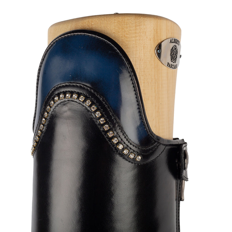 VIENNA 31046 DRESSAGE<br>Standard riding boot with navy top [35 - 39]