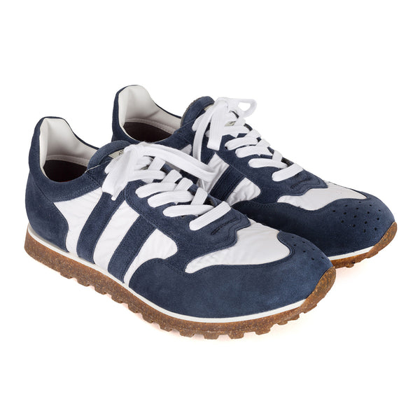 SPORT 6500<br> White & blue sneakers