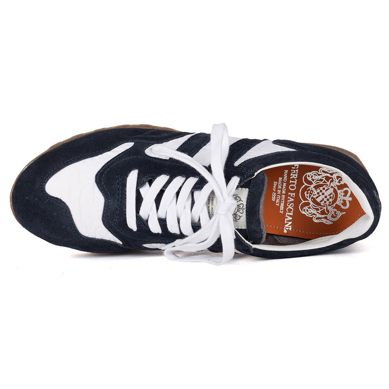 SPORT 6500<br> White & navy sneakers