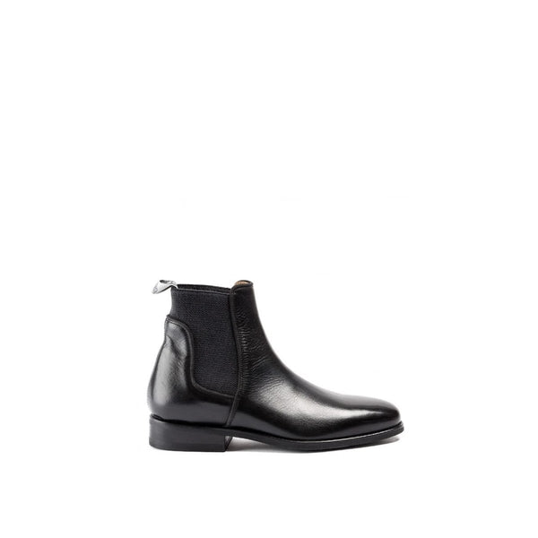 33060<br> Jumping boots in black calf leather