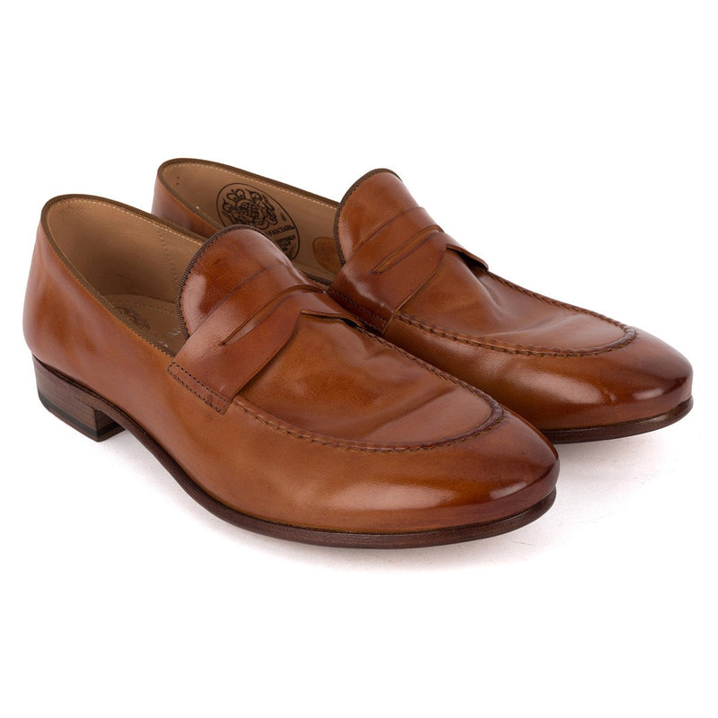 BRIAN 61011<br>Tan horse loafers