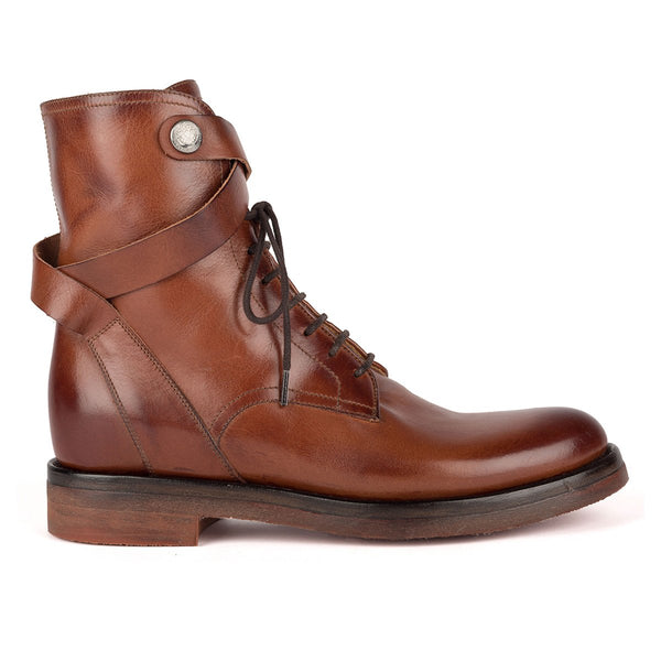 CAMIL 70021<br>Brown lace-up boots