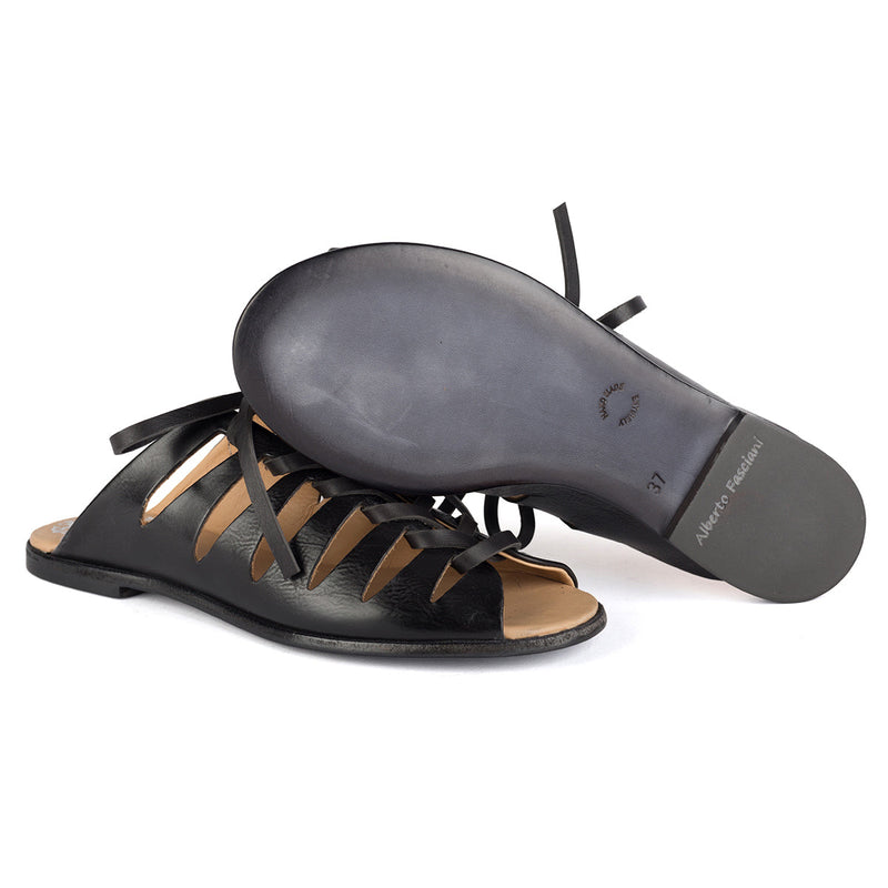DUNIA 80027 <br> Black slippers