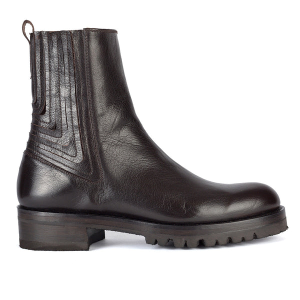 EVA 82003<br> Dark brown ankle boots