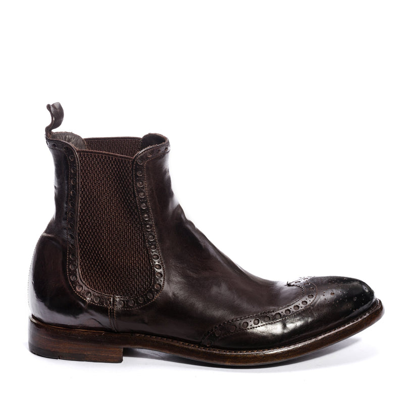 MORRIS 30011, Chelsea boots washed and dyed buffalo leather , vista 1