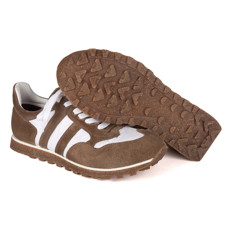 SPORT 6500<br> White & brown sneakers