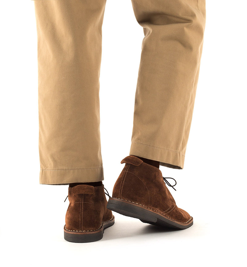 YAGO-348<br>Brown chukka boots