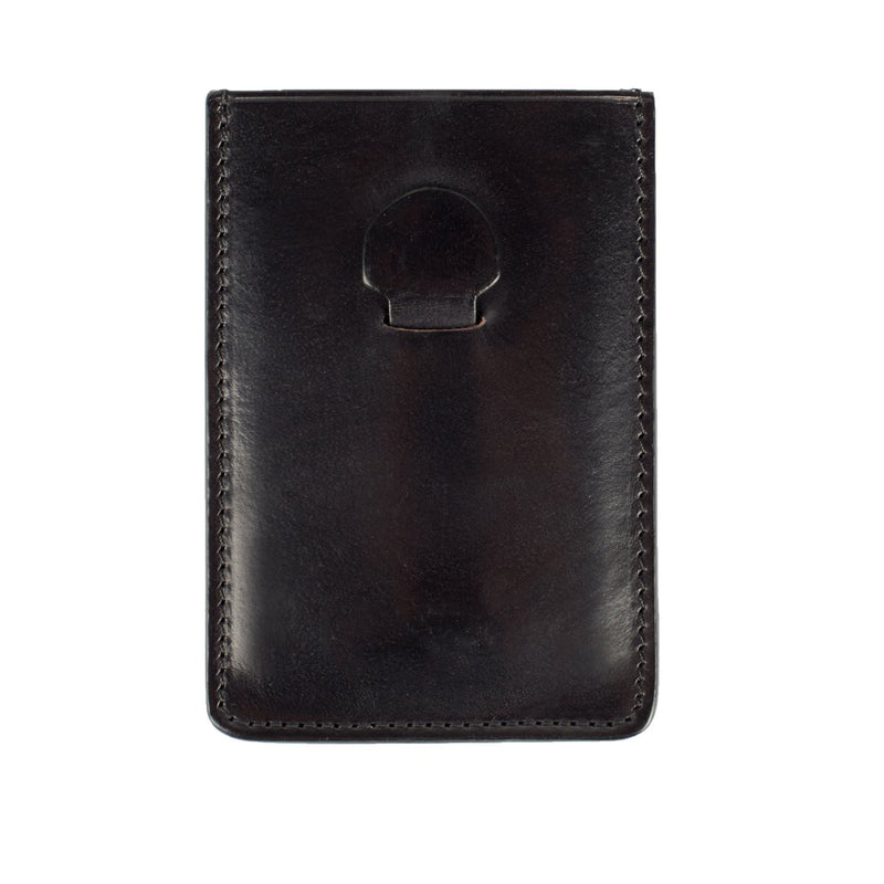 Black Card Holder with Clip